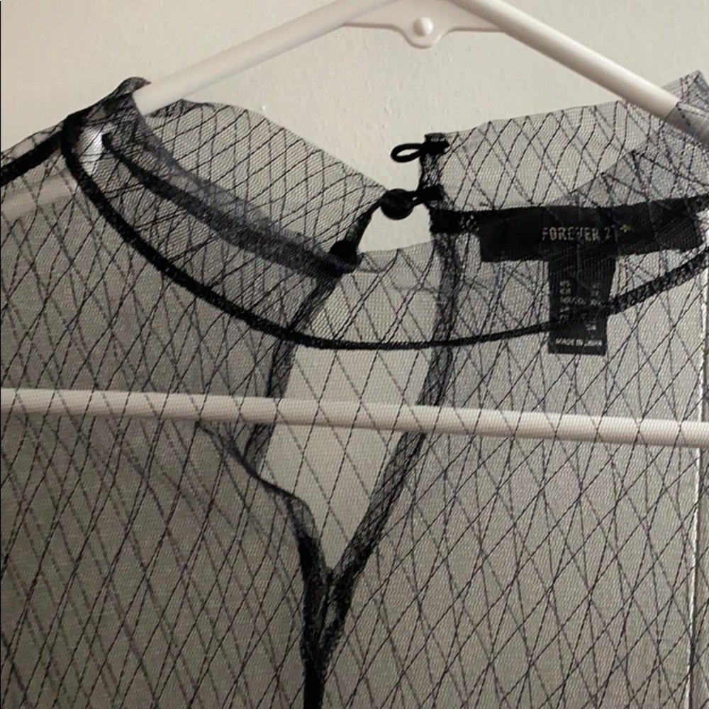 Forever 21 sheer blouse - Picture 2 of 4